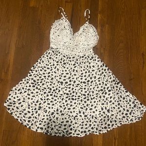 Dalmatian Print Dress